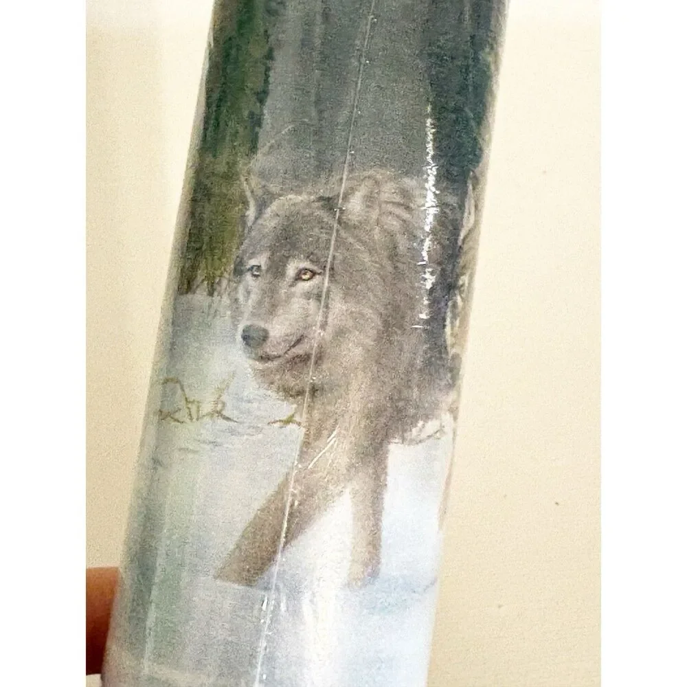 Seabrooks Designs Wolf Wallpaper Border 5 Yards Height 7” Lodge Cabin Decor